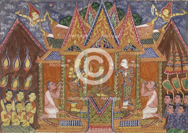Vessantara Jataka, Chapter 1, 1920-1940. Creator: Unknown.