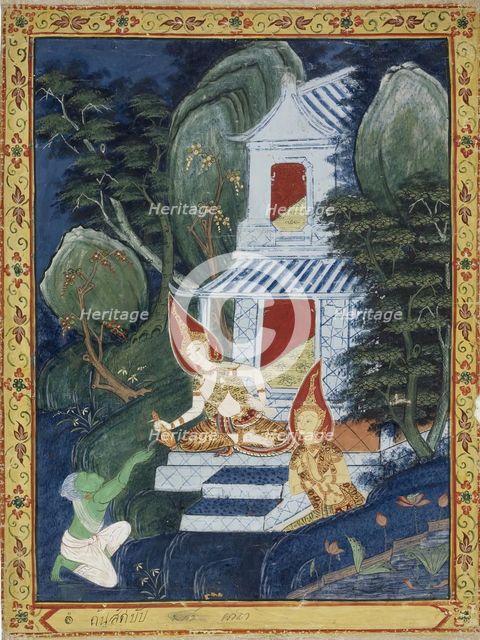 Vessantara Jataka, Chapter 10 (Indra's Realm), 1850-1870. Creator: Unknown.