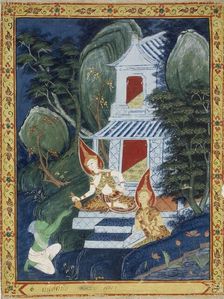 Vessantara Jataka, Chapter 10 (Indra's Realm), 1850-1870. Creator: Unknown