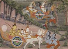 Vessantara Jataka, Chapter 3, c1920-1940. Creator: Unknown