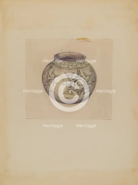 Vessel, 1935/1942. Creator: Mary Berner.