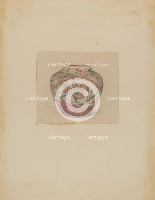 Vessel, 1935/1942. Creator: Mary Berner.