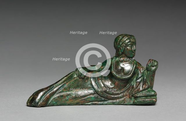 Vessel Ornament of Banqueter, probably 400-375 BC. Creator: Unknown.