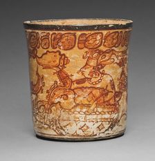 Vessel Depicting a Mythological Scene, A.D. 600/800. Creator: Unknown