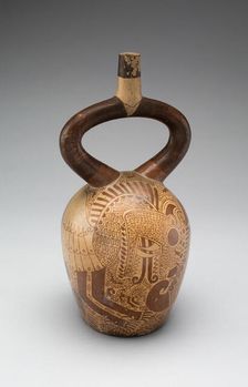 Vessel Depicting a Composite Feline Figure, 100 B.C./A.D. 500. Creator: Unknown