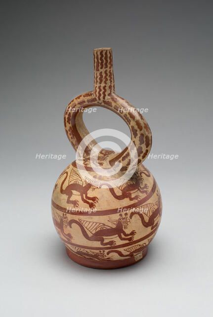 Vessel Depicting Feline Figures, 100 B.C./A.D. 500. Creator: Unknown.