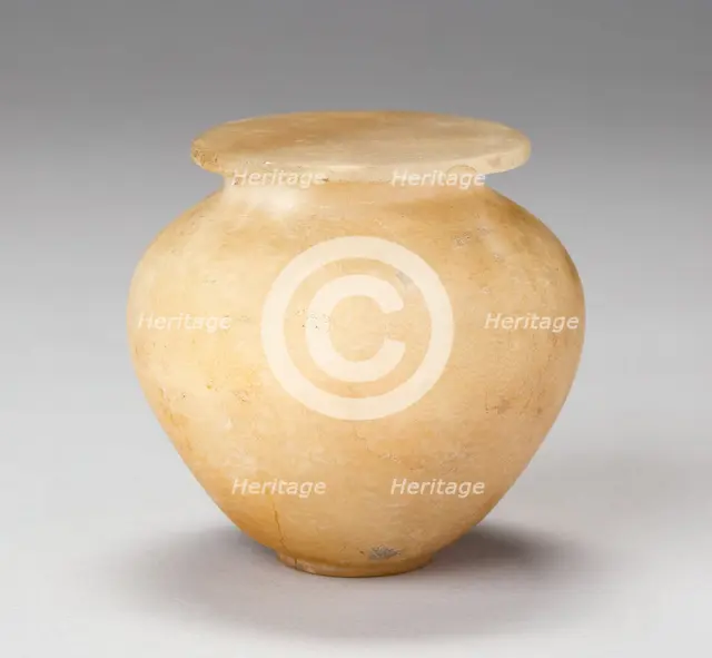 Vessel, Egypt, Old Kingdom, Dynasty 4-6 (about 2613-2181 BCE). Creator: Unknown.