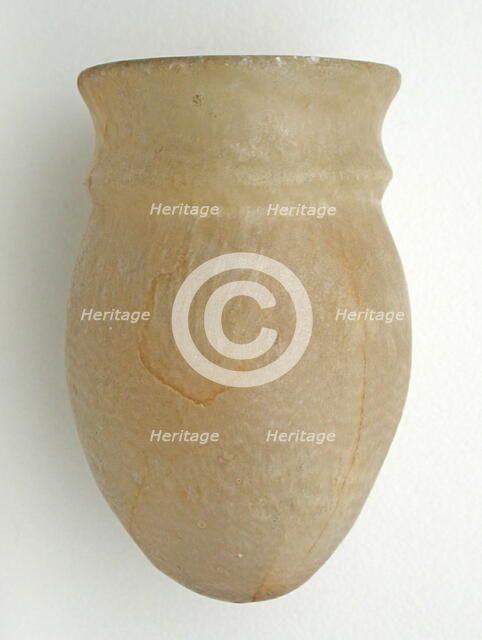 Vessel, Egypt, Old Kingdom, Dynasty 5-6 (about 2494-2181 BCE). Creator: Unknown.