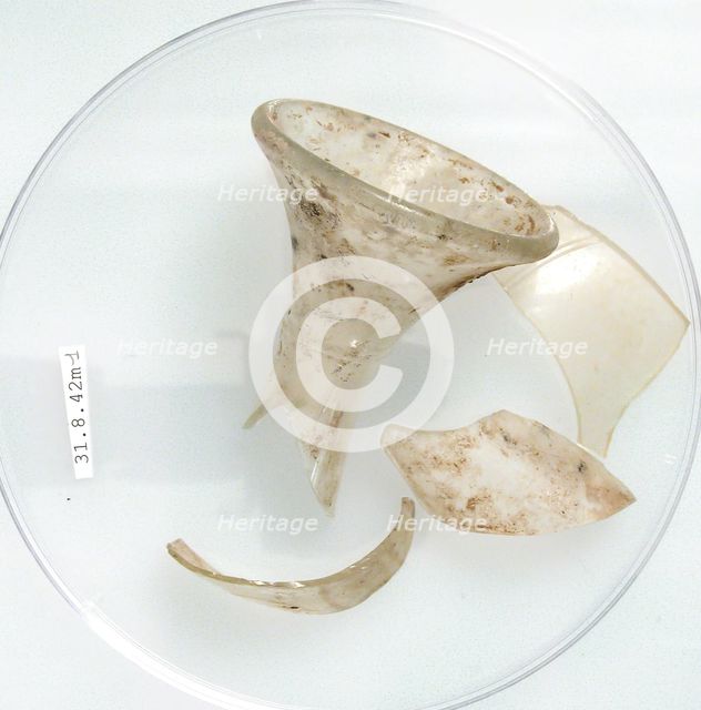 Vessel Fragments, Coptic, 4th century. Creator: Unknown.