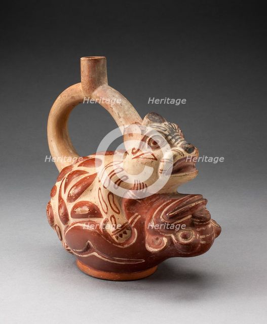 Vessel in Form of Two Pumas, 100 B.C./A.D. 500. Creator: Unknown.