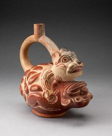 Vessel in Form of Two Pumas, 100 B.C./A.D. 500. Creator: Unknown
