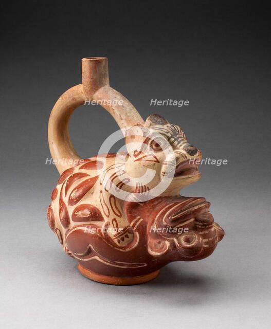 Vessel in Form of Two Pumas, 100 B.C./A.D. 500. Creator: Unknown.