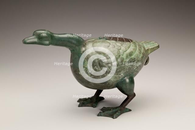 Vessel in the form of a goose, 500-225 B.C.E.. Creator: Unknown.