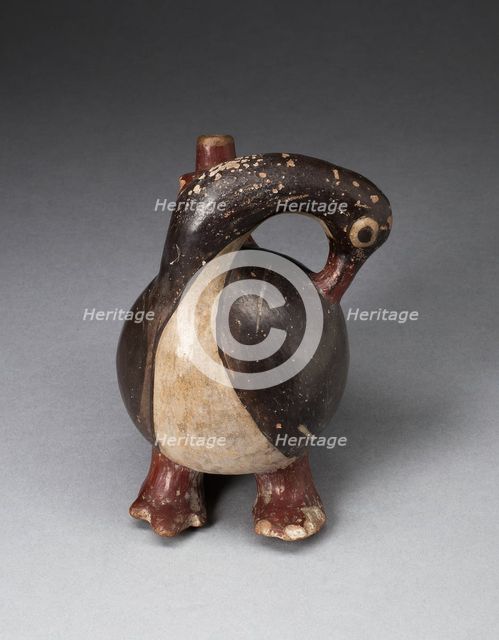 Vessel in the Form of a Long-Kecked Bird, Possibly a Goose, 180 B.C./A.D. 500. Creator: Unknown.