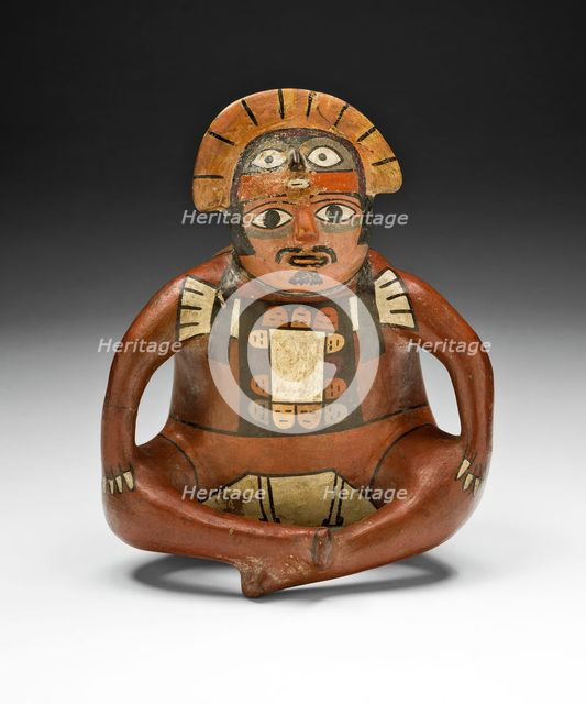 Vessel in the Form of a Seated Ruler, 180 B.C./A.D. 500. Creator: Unknown.