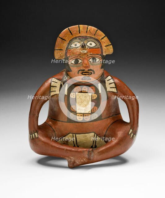 Vessel in the Form of a Seated Ruler, 180 B.C./A.D. 500. Creator: Unknown.