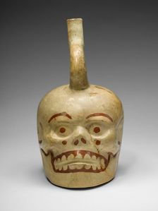 Vessel in the Form of a Skull, 100 B.C./A.D. 500. Creator: Unknown