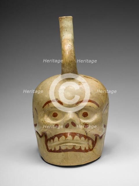 Vessel in the Form of a Skull, 100 B.C./A.D. 500. Creator: Unknown.