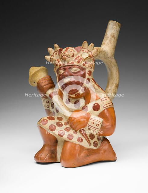 Vessel in the Form of a Warrior, 100 B.C./A.D. 500. Creator: Unknown.