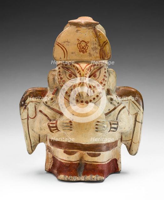 Vessel in the Form of an Owl Impersonator, 100 B.C./A.D. 500. Creator: Unknown.