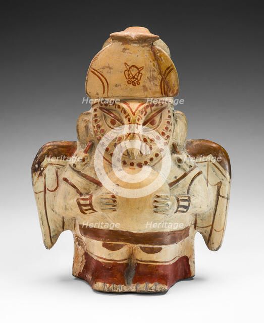 Vessel in the Form of an Owl Impersonator, 100 B.C./A.D. 500. Creator: Unknown.