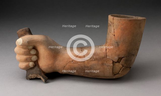 Vessel in the Form of an Arm, 100 B.C./A.D. 500. Creator: Unknown.
