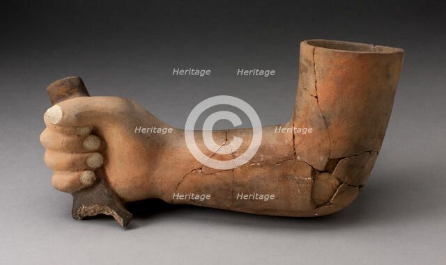 Vessel in the Form of an Arm, 100 B.C./A.D. 500. Creator: Unknown.