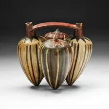 Vessel in the Form of Pepino Peppers, 180 B.C./A.D. 500. Creator: Unknown