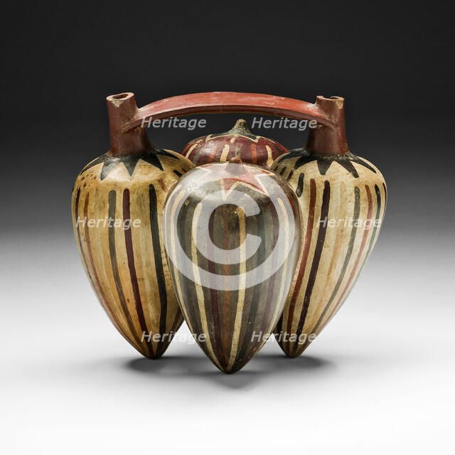 Vessel in the Form of Pepino Peppers, 180 B.C./A.D. 500. Creator: Unknown.