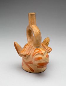 Vessel in the Form of the Head of a Llama, 100 B.C./A.D. 500. Creator: Unknown