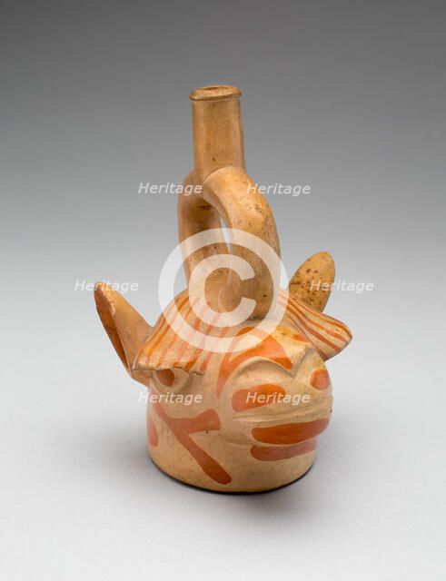 Vessel in the Form of the Head of a Llama, 100 B.C./A.D. 500. Creator: Unknown.