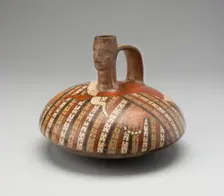 Vessel in the Form of the Head and Torso of a Figure, A.D. 600/1000. Creator: Unknown