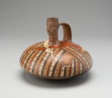 Vessel in the Form of the Head and Torso of a Figure, A.D. 600/1000. Creator: Unknown