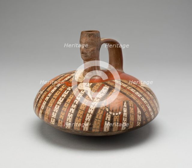 Vessel in the Form of the Head and Torso of a Figure, A.D. 600/1000. Creator: Unknown.