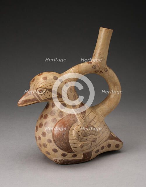 Vessel in the Shape of a Bird, 100 B.C./A.D. 500. Creator: Unknown.