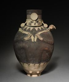 Vessel in the Shape of a Figure, 1000-1460s. Creator: Unknown