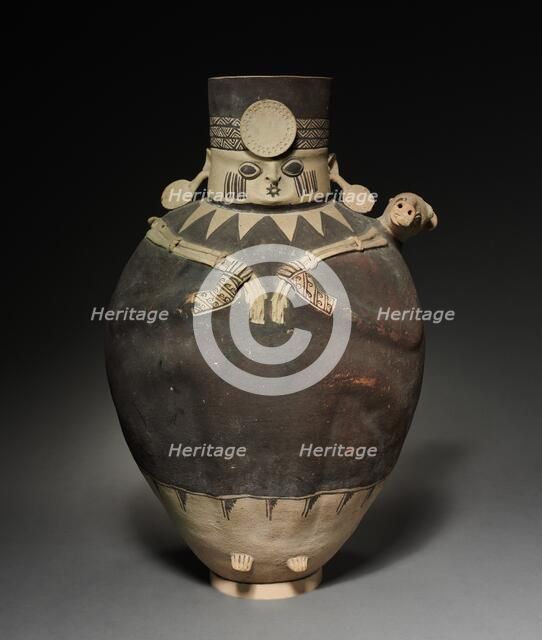 Vessel in the Shape of a Figure, 1000-1460s. Creator: Unknown.