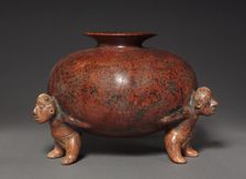 Vessel with Crested Atlantean (Supporting) FIgures, 200 BC-300. Creator: Unknown