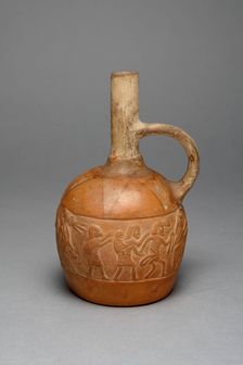 Vessel with a Relief Depicting a Procession of Deceased Figures, 100 B.C./A.D. 500. Creator: Unknown