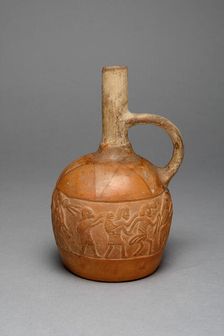 Vessel with a Relief Depicting a Procession of Deceased Figures, 100 B.C./A.D. 500. Creator: Unknown
