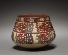 Vessel with Abstract Heads, 100 BC-700. Creator: Unknown