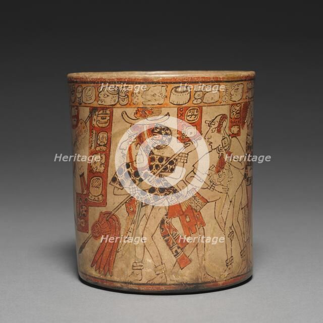 Vessel with Battle Scene, 600-900 . Creator: Unknown.