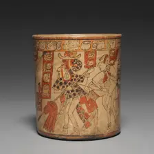 Vessel with Battle Scene, 600-900 . Creator: Unknown