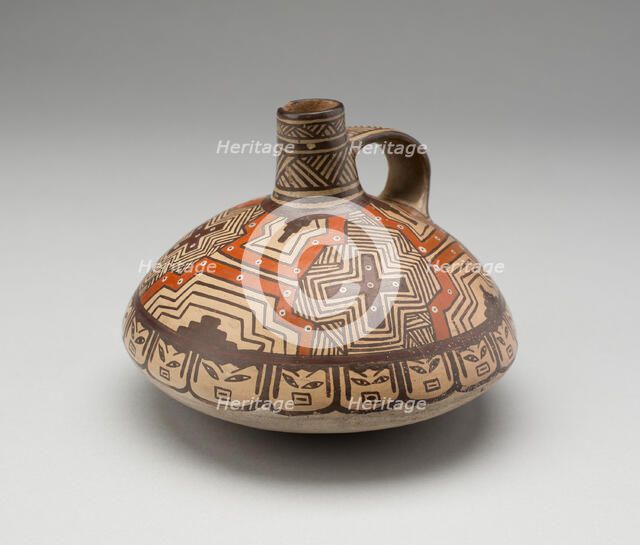 Vessel with Geometric Motifs, A.D. 600/1000. Creator: Unknown.