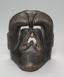 Vessel with Deity Mask, 1200-900 BC. Creator: Unknown