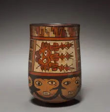 Vessel with Female Faces, 100 BC-700. Creator: Unknown