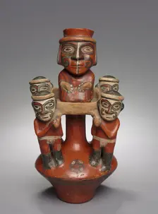 Vessel with Litter Group, 600-1000. Creator: Unknown