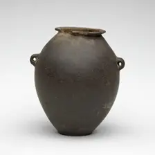 Vessel with Lug Handles, Egypt, Predynastic Period-Old Kingdom (about 4000-2250 BCE). Creator: Unknown