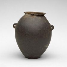 Vessel with Lug Handles, Egypt, Predynastic Period-Old Kingdom (about 4000-2250 BCE). Creator: Unknown
