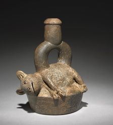 Vessel with Peccary, 500-200 BC. Creator: Unknown